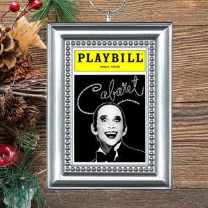 Cabaret Broadway Musical Playbill Christmas Tree‎ Ornament